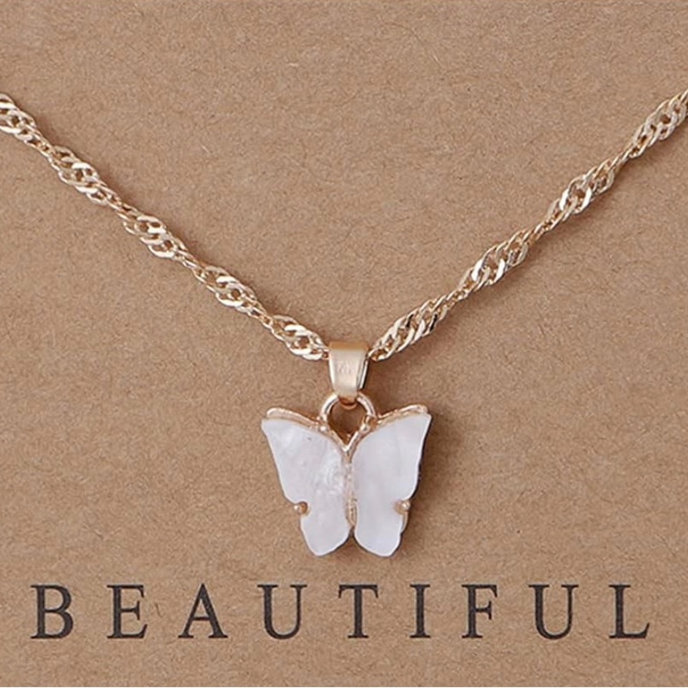 Butterfly necklaces